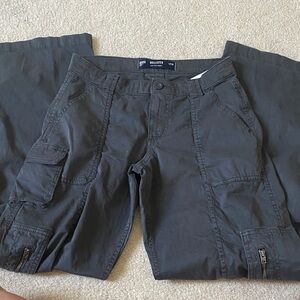 Hollister Men's Dark Gray Cargo Pants
